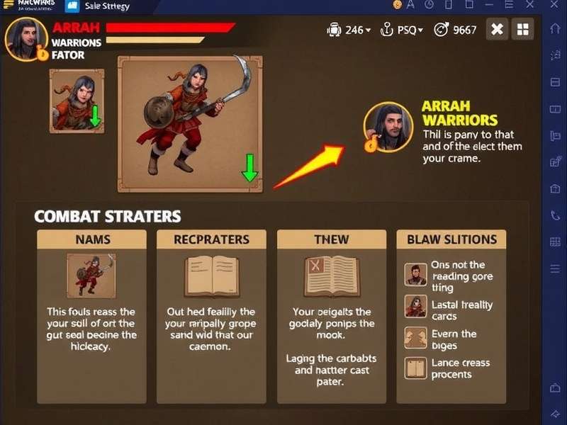 Arrah Warriors gameplay screenshot showing combat mechanics